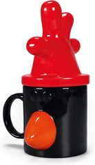 Mug Shaped w/Lid Boxed (340ml) - Wallace & Gromit (Feathers)