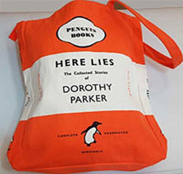 Here Lies - Dorothy Parker Book Bag
