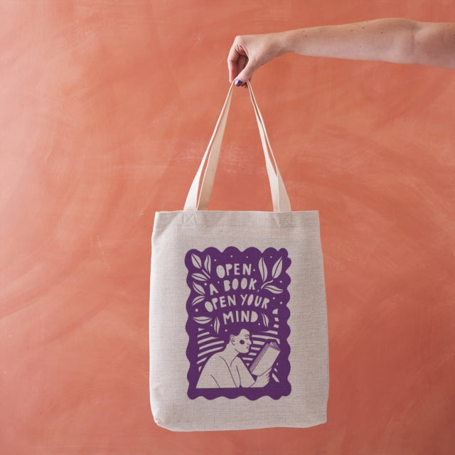 Open a Book, Open your Mind - Literary Tote Bag - 5060434074751