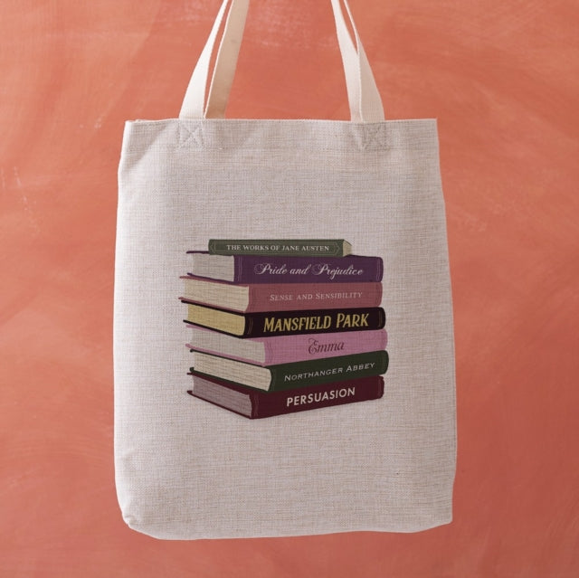 Jane Austen Book Stack Tote Bag - 5060434075253