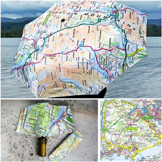 OS Map Premium Umbrella - New Forest National Park