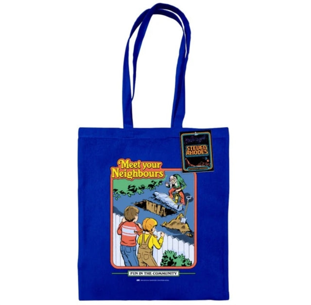 Steven Rhodes (Meet Your Neighbours) Bright Royal Tote Bag - 5063457006235