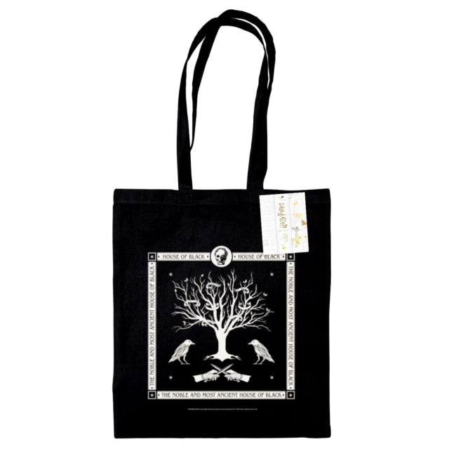 Harry Potter (House Of Black) Black Tote Bag - 5063457006662