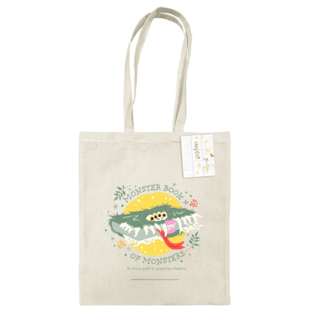 Harry Potter (Monster Book Of Monsters) Natural Tote Bag - 5063457006679