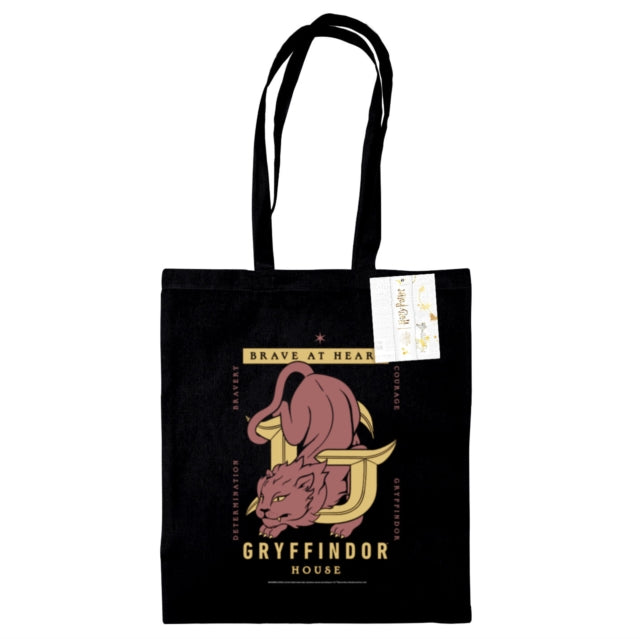 Harry Potter (Gryffindor) Black Tote Bag - 5063457006686