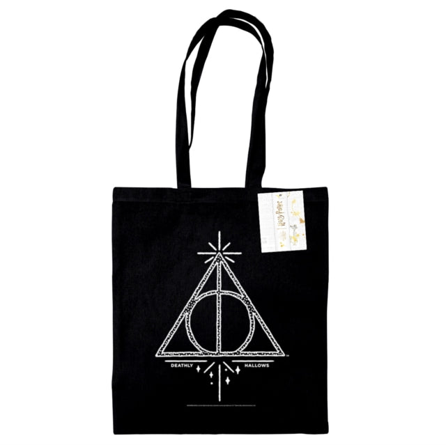 Harry Potter (Deathly Hallows) Black Tote Bag - 5063457006709