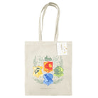Harry Potter (Herbology Crests) Natural Tote Bag - 5063457006785