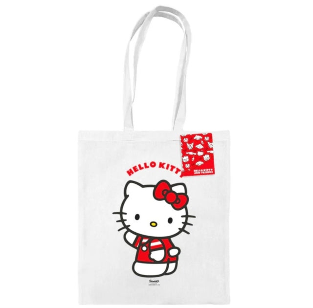 Hello Kitty (Wave) White Tote Bag - 5063457026677