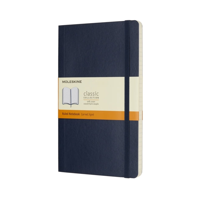 Moleskine Sapphire Blue Large Ruled Notebook Soft - 8055002854740
