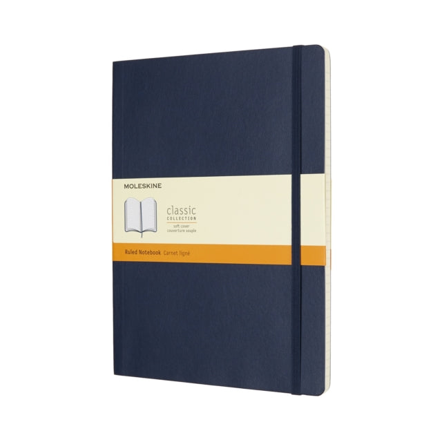 Moleskine Sapphire Blue Extra Large Ruled Notebook Soft - 8055002854771