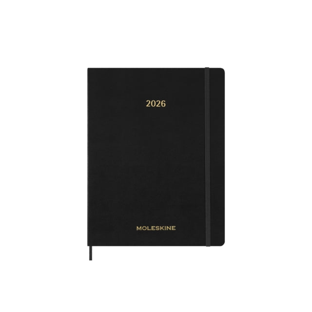 Moleskine 2026 13-Month Essential XXL Weekly Vertical Planner: Black - 8056999276515