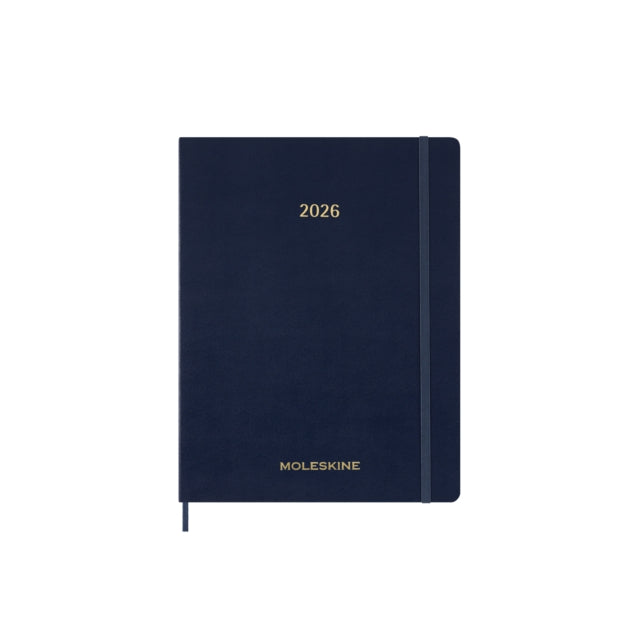 Moleskine 2026 13-Month Essential XXL Weekly Vertical Planner: Sapphire Blue - 8056999276522