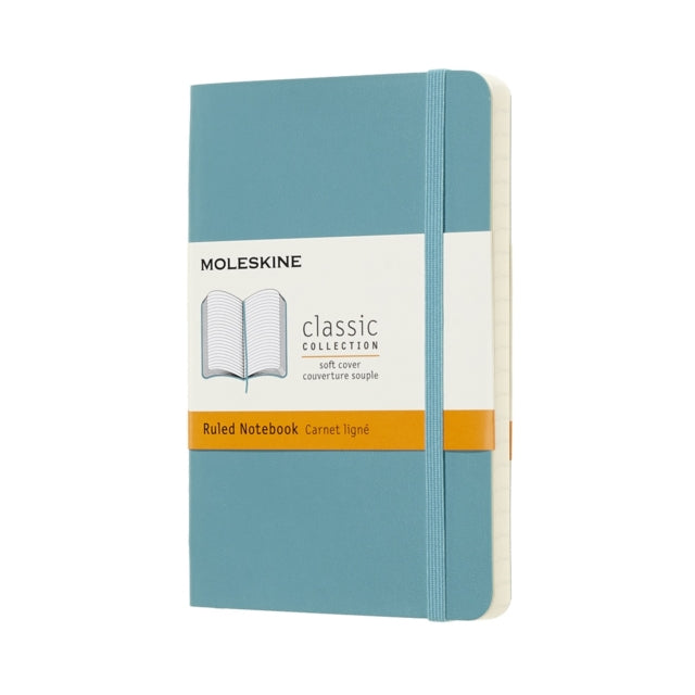 Moleskine Reef Blue Notebook Pocket Ruled Soft - 8058341715468