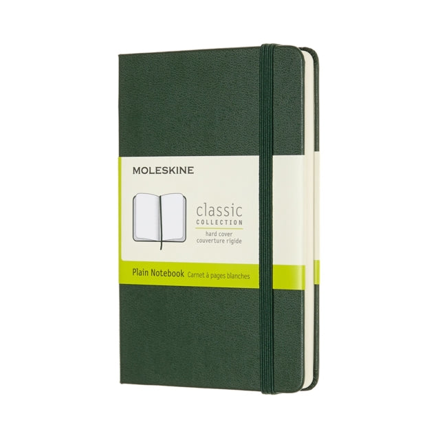 Moleskine Pocket Plain Hardcover Notebook: Myrtle Green - 8058647629032