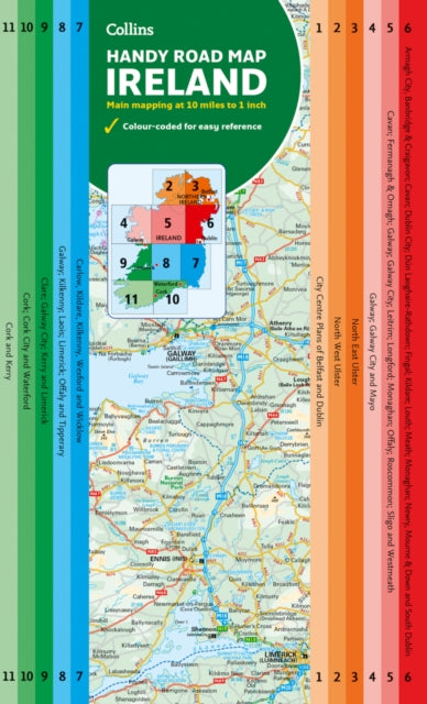 Map of Ireland Handy : Ideal for Route Planning - 9780008597689