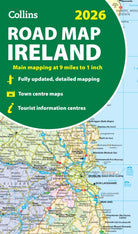 2026 Collins Road Map of Ireland : Clear and Detailed Folded Map of Ireland - 9780008719241