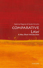 Comparative Law : A Very Short Introduction - 9780192893390