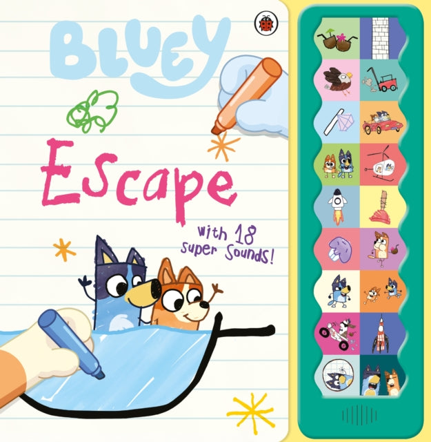 Bluey: Escape : 18-button Sound Book