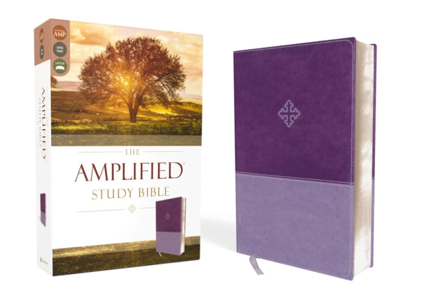 The Amplified Study Bible, Leathersoft, Purple - 9780310446521