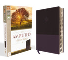 The Amplified Study Bible, Leathersoft, Purple, Thumb Indexed - 9780310446538