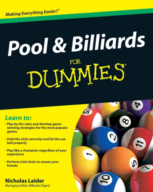 Pool and Billiards For Dummies - 9780470565537