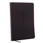 NKJV, Value Thinline Bible, Large Print, Charcoal Leathersoft, Red Letter, Comfort Print : Holy Bible, New King James Version - 9780718075583