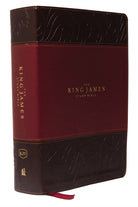KJV, The King James Study Bible, Leathersoft, Burgundy, Red Letter, Full-Color Edition : Holy Bible, King James Version - 9780718079789