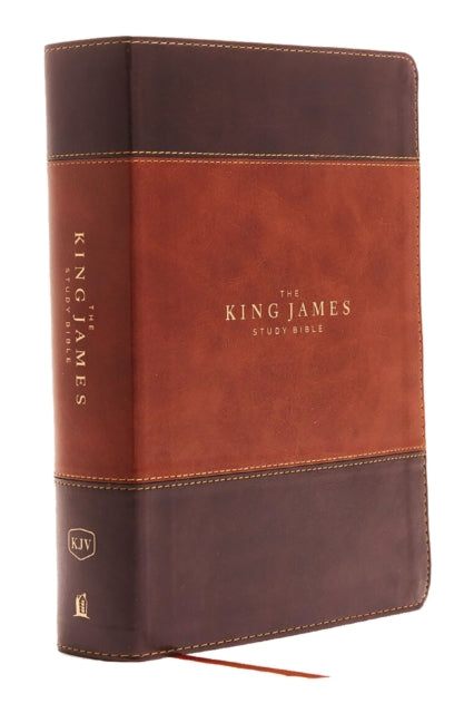 KJV, The King James Study Bible, Leathersoft, Brown, Red Letter, Full-Color Edition : Holy Bible, King James Version - 9780718079826