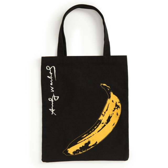 Warhol Banana Canvas Tote Bag - Black - 9780735380639