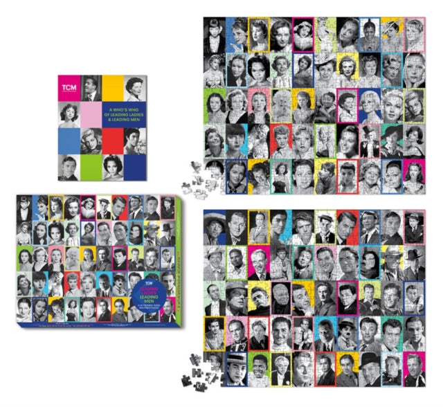 Turner Classic Movies: Leading Ladies/Leading Men 2-in-1 Doubled-Sided 500-Piece Puzzle - 9780762479245