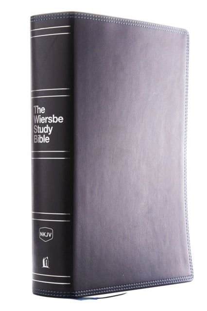 NKJV, Wiersbe Study Bible, Leathersoft, Black, Red Letter, Comfort Print : Be Transformed by the Power of God’s Word - 9780785220985