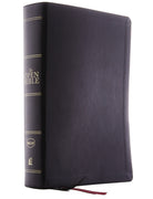 The NKJV, Open Bible, Black Leathersoft, Red Letter, Comfort Print : Complete Reference System - 9780785222361