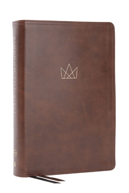 Kingdom Life Bible: Joining God's Mission to Save the World (NKJV, Brown Leathersoft, Red Letter, Comfort Print) - 9780785222484
