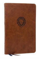 NKJV, Thinline Bible Youth Edition, Leathersoft, Brown, Red Letter, Comfort Print : Holy Bible, New King James Version - 9780785225775