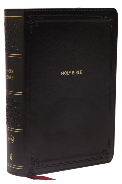 NKJV, End-of-Verse Reference Bible, Compact, Leathersoft, Black, Red Letter, Comfort Print : Holy Bible, New King James Version - 9780785233534