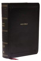 NKJV, End-of-Verse Reference Bible, Compact, Leathersoft, Black, Red Letter, Comfort Print : Holy Bible, New King James Version - 9780785233534