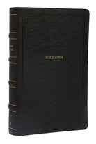 NKJV, End-of-Verse Reference Bible, Personal Size Large Print, Leathersoft, Black, Thumb Indexed, Red Letter, Comfort Print : Holy Bible, New King James Version - 9780785233671