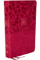 NKJV, End-of-Verse Reference Bible, Personal Size Large Print, Leathersoft, Pink, Thumb Indexed, Red Letter, Comfort Print : Holy Bible, New King James Version - 9780785233688