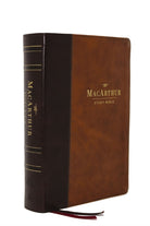 ESV, MacArthur Study Bible, 2nd Edition, Leathersoft, Brown : Unleashing God's Truth One Verse at a Time - 9780785235521