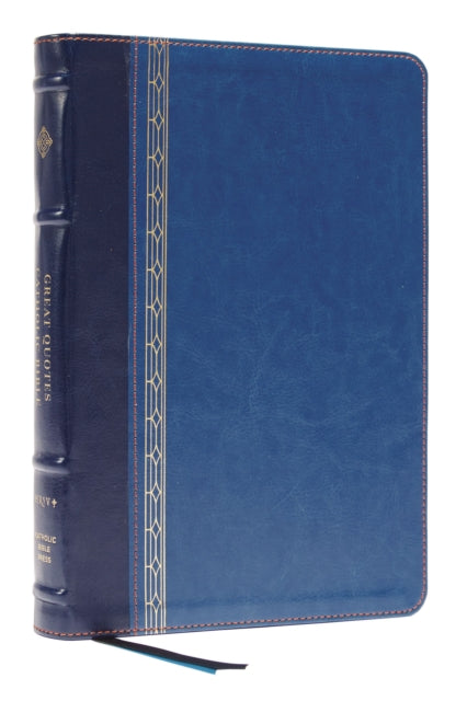 NRSVCE, Great Quotes Catholic Bible, Leathersoft, Blue, Comfort Print : Holy Bible - 9780785251439