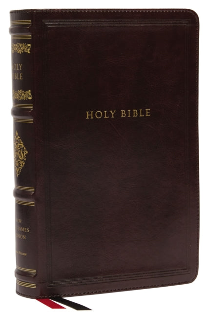 NKJV, Personal Size Reference Bible, Sovereign Collection, Leathersoft, Brown, Red Letter, Thumb Indexed, Comfort Print : Holy Bible, New King James Version - 9780785265054