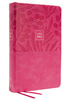 KJV Holy Bible: Large Print Single-Column with 43,000 End-of-Verse Cross References, Pink Leathersoft, Personal Size, Red Letter, Comfort Print: King James Version - 9780785291121