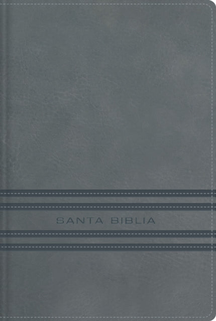 NBLA, Santa Biblia, Edicion versificada, Tamano bolsillo, Leathersoft, Gris, Palabras de Jesus en rojo, Comfort Print - 9780829774344