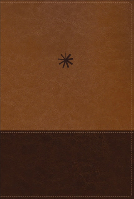 NBLA, Biblia Cronologica de Estudio, Interior a cuatro colores, Leathersoft, dos tonos cafe, Comfort Print - 9780829774375