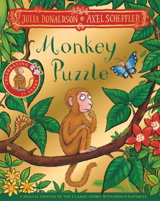 Monkey Puzzle 25th Anniversary Edition : with a shiny gold foil cover and fun activities to make and do! - 9781035049455