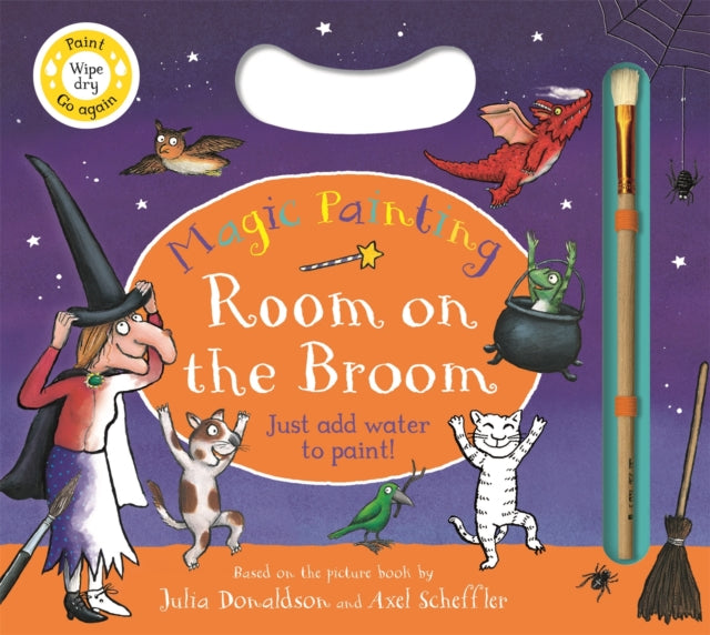 Room on the Broom Magic Painting : Just add water to paint!