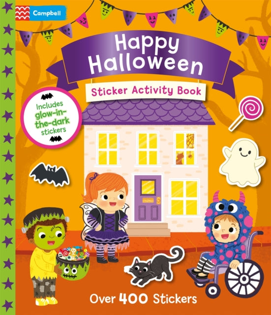 Happy Halloween Sticker Activity Book : With over 400 stickers