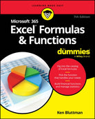 Microsoft 365 Excel Formulas & Functions For Dummies - 9781394295517