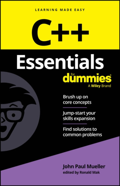 C++ Essentials For Dummies - 9781394307883