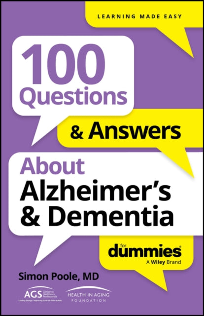 100 Questions & Answers About Alzheimer's & Dementia For Dummies - 9781394368617